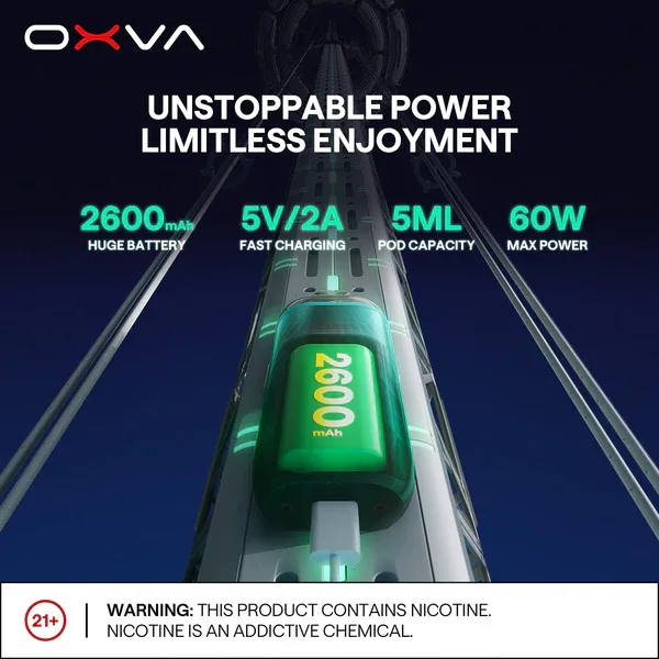 OXVA VPRIME 至尊雙模式電子煙大/小煙主機空倉煙彈官網 - Image 4