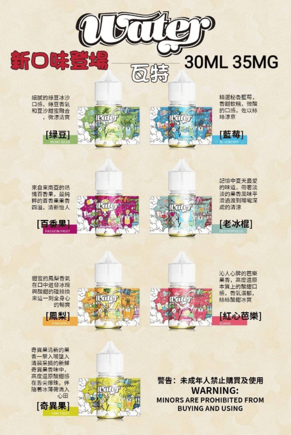 美國瓦特WATER小煙油30ml/3.5% - Image 9